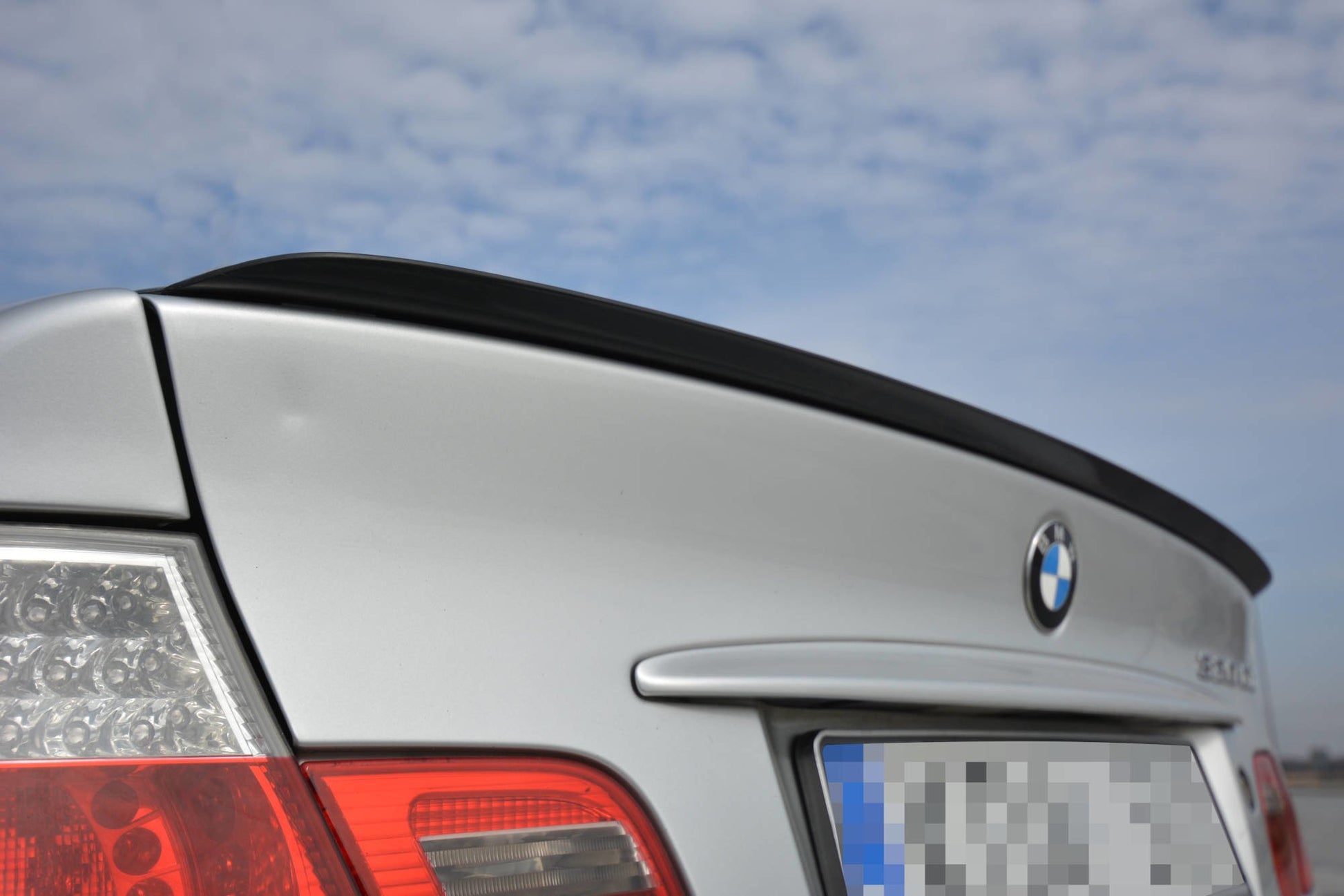 Spoiler CAP für BMW 3er E46 COUPE vor Facelift schwarz matt