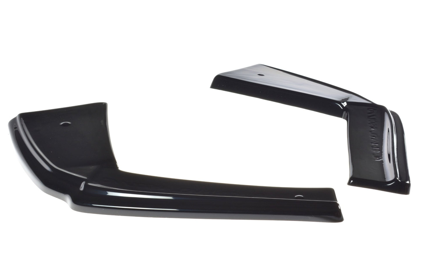 Heck Ansatz Flaps Diffusor für ALFA ROMEO GIULIA VELOCE  schwarz matt