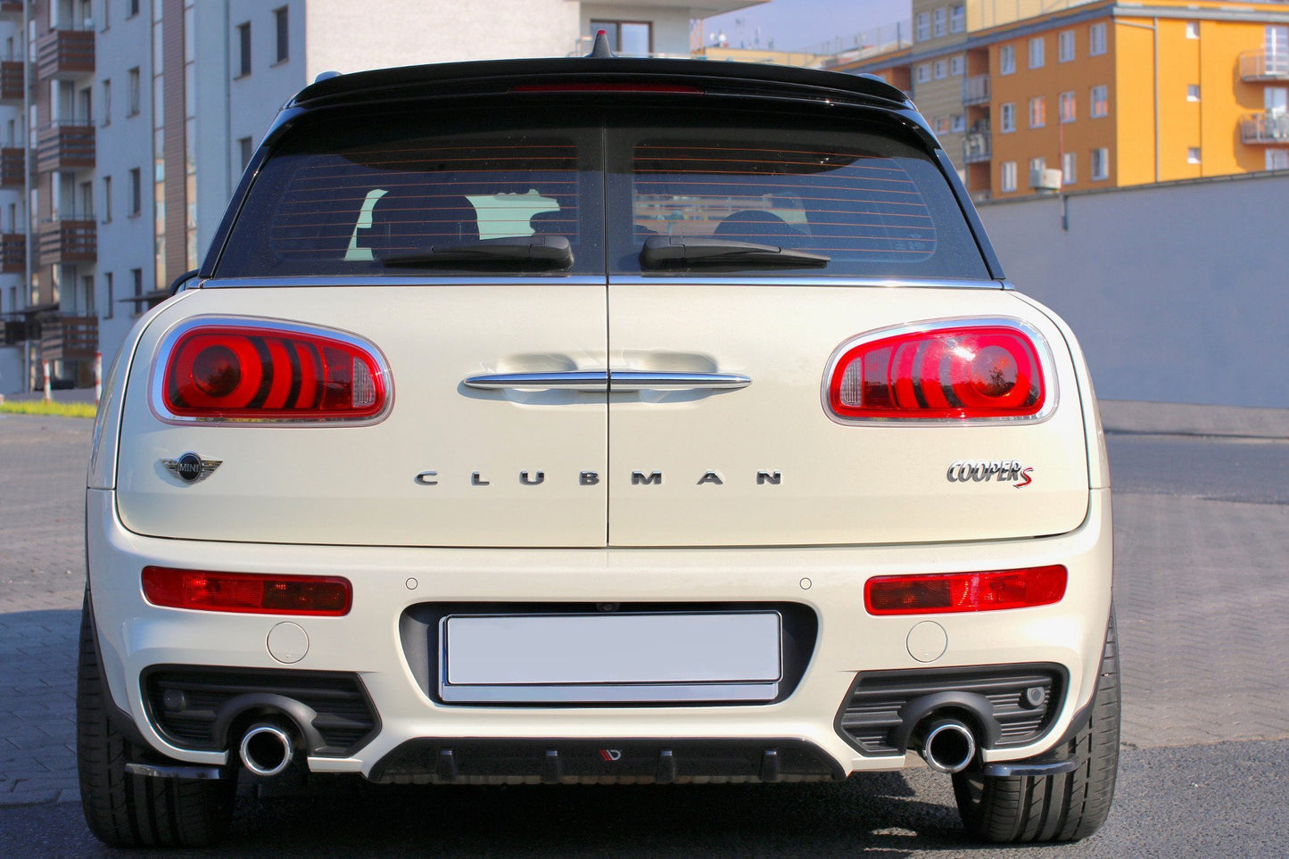 Spoiler CAP für MINI CLUBMAN S MK2 (F54) JCW schwarz Hochglanz