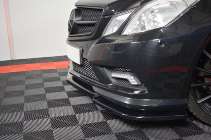 Front Ansatz für  Mercedes-Benz E-Klasse W207 Coupe AMG-Line schwarz matt