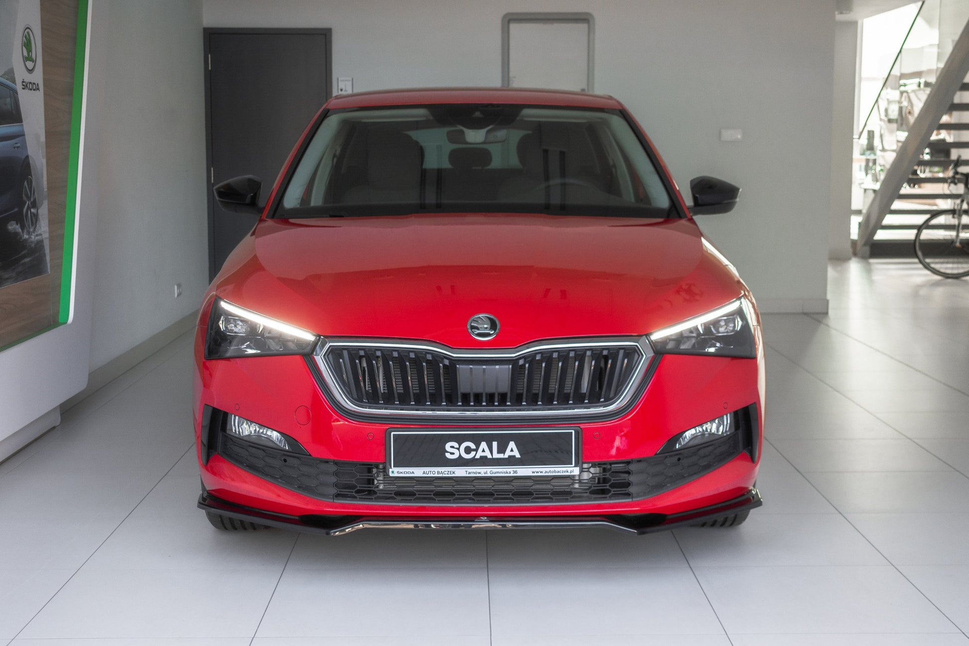 Front Ansatz V.2 für Skoda Scala  schwarz matt