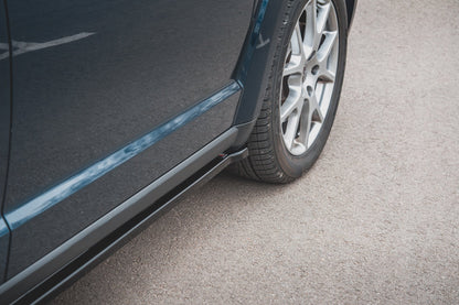 Seitenschweller Ansatz für Fiat Freemont Carbon Look