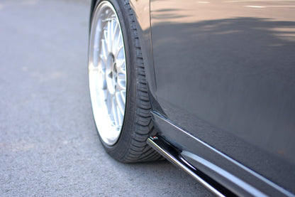 Seitenschweller Ansatz für VW GOLF 6 GTI/ GTD schwarz matt