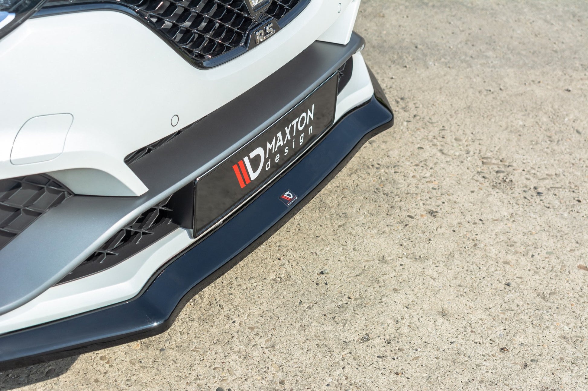 Front Ansatz V.2 für Renault Megane IV RS schwarz matt
