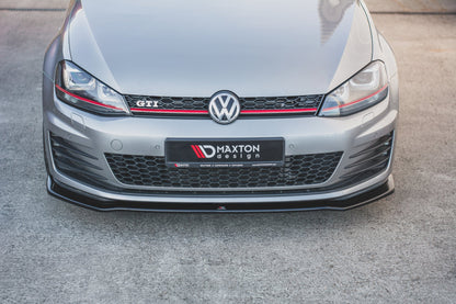 Front Ansatz V.2 für VW Golf 7 GTI  Carbon Look
