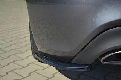 Heck Ansatz Flaps Diffusor für HYUNDAI GENESIS COUPÉ MK.1 schwarz matt