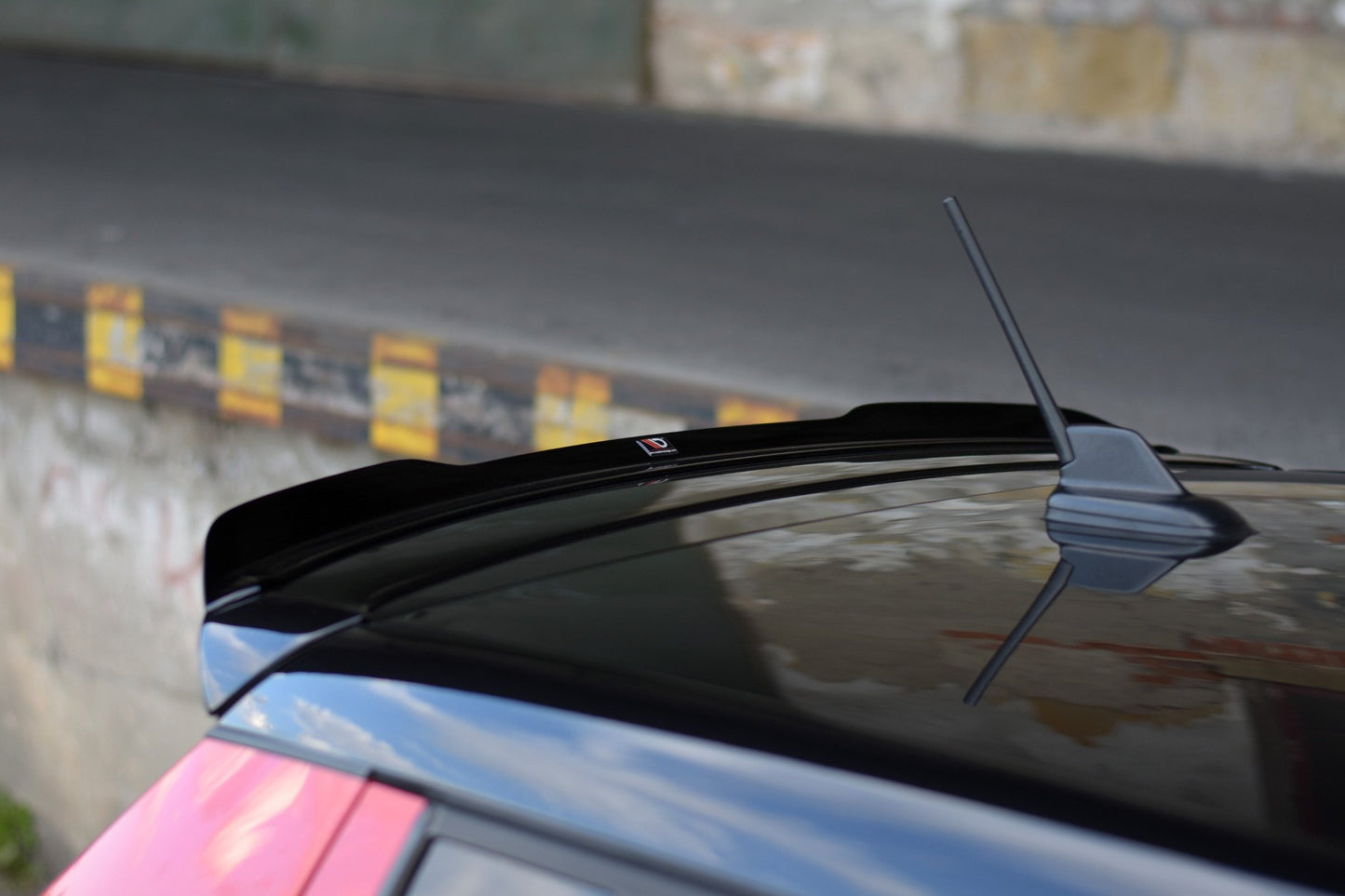 Spoiler CAP für Skoda Fabia RS Mk2 schwarz matt
