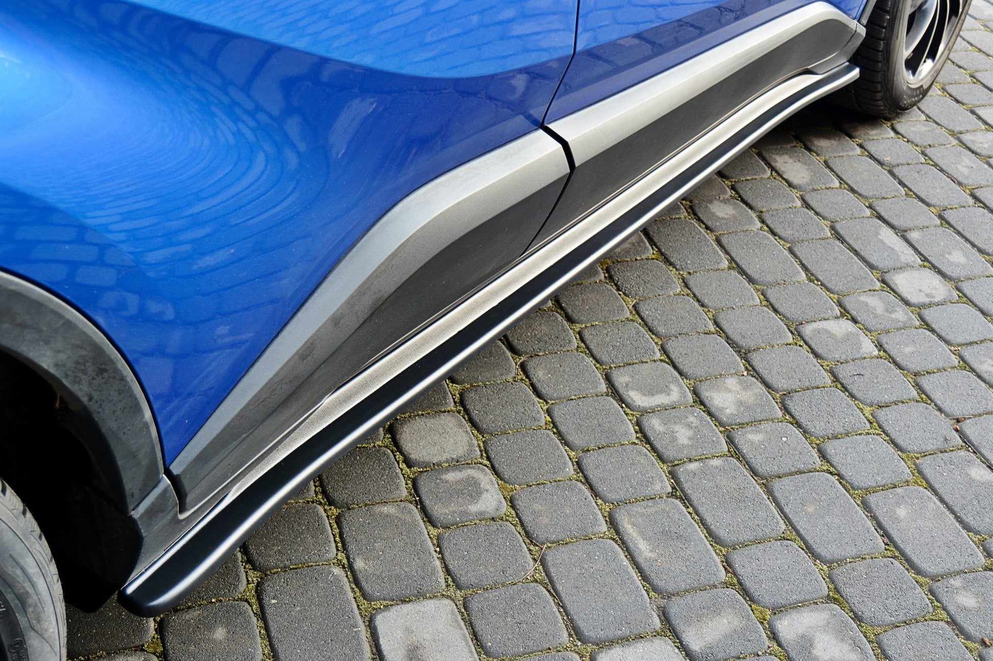 Seitenschweller Ansatz für TOYOTA C-HR  Carbon Look