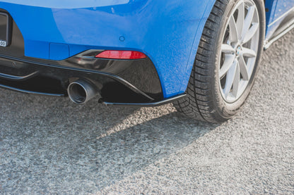 Heck Ansatz Flaps Diffusor für BMW X2 F39 M-Paket Carbon Look