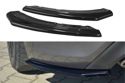 Heck Ansatz Flaps Diffusor für HYUNDAI GENESIS COUPÉ MK.1 Carbon Look
