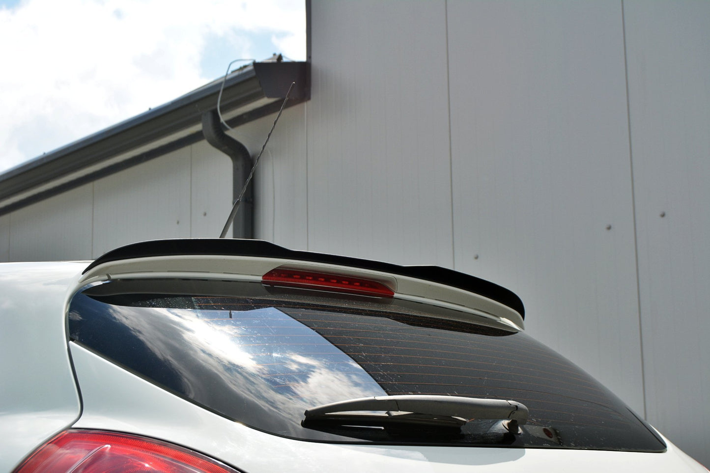 Spoiler CAP für Fiat Bravo Mk2 Sport  schwarz Hochglanz