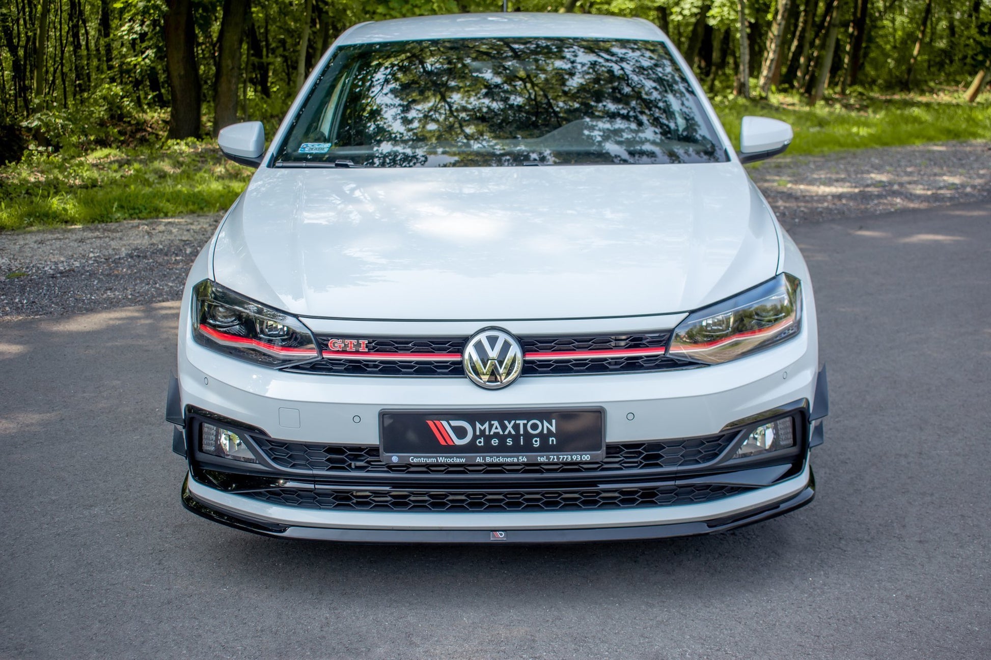 Front Ansatz V.3 für VW Polo GTI Mk6 schwarz matt