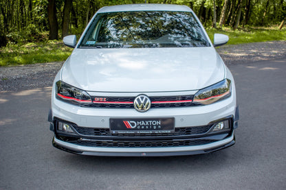 Front Ansatz V.3 für VW Polo GTI Mk6 schwarz matt