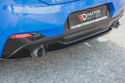 Mittlerer Diffusor Heck Ansatz für BMW X2 F39 M-Paket Carbon Look