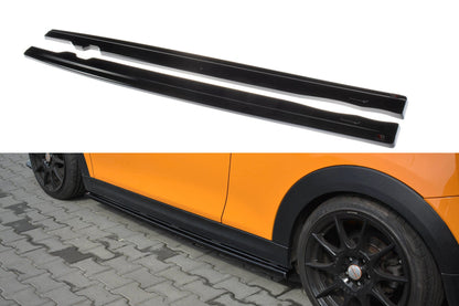Seitenschweller Ansatz für MINI COOPER S MK3 vor Facelift 3-Türer (F56) Carbon Look