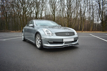 Front Ansatz V.1 für INFINITI G35 COUPE schwarz Hochglanz