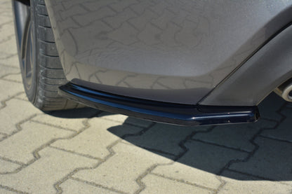Heck Ansatz Flaps Diffusor für HYUNDAI GENESIS COUPÉ MK.1 Carbon Look