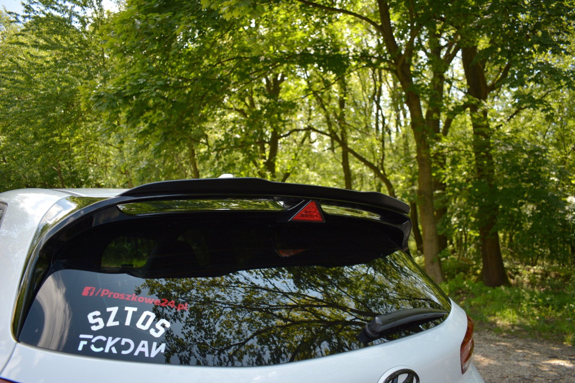 Spoiler CAP für Hyundai I30 N Mk3 Hatchback Carbon Look