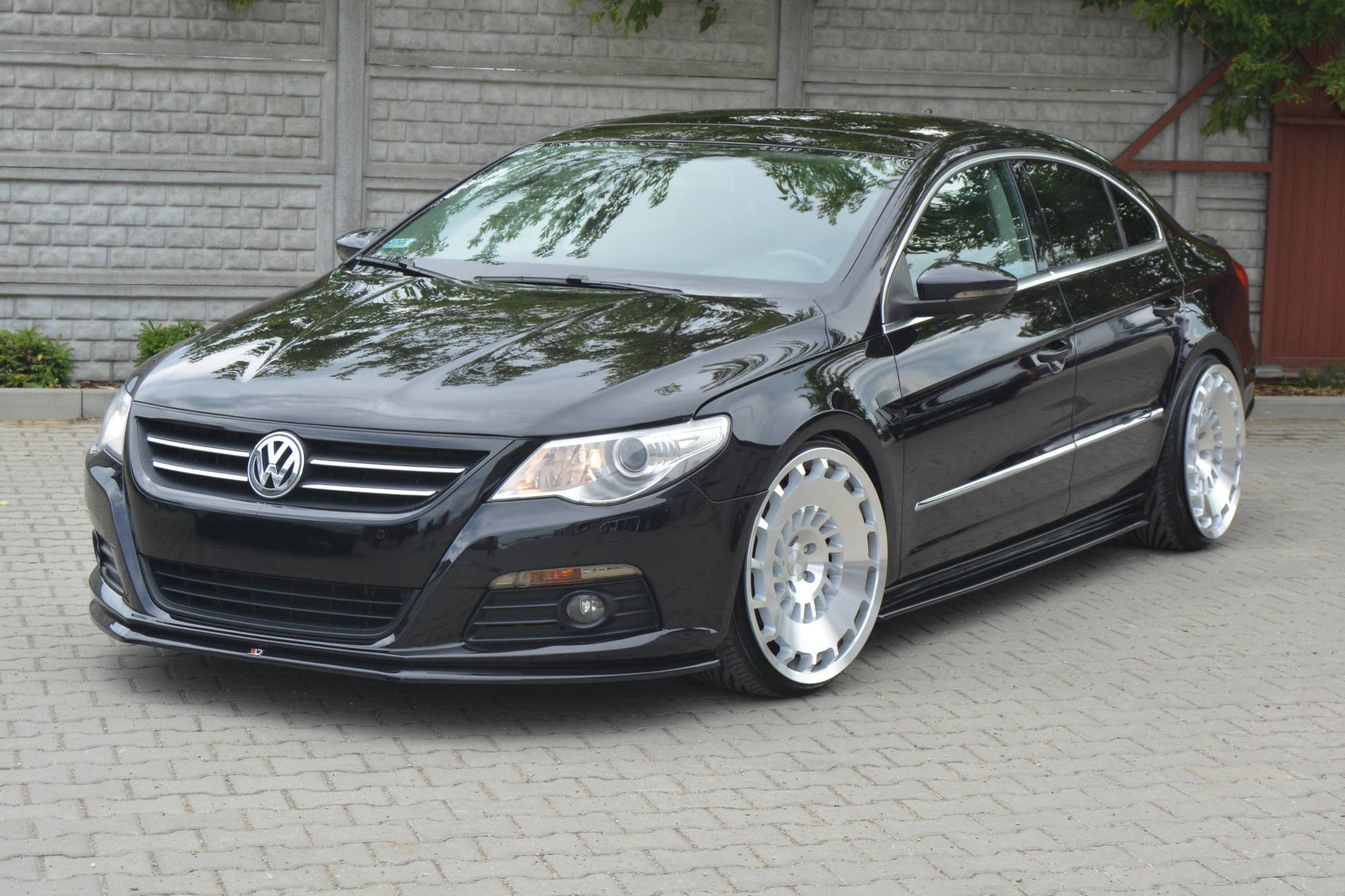 Front Ansatz V.2 für VW PASSAT CC STANDARD Carbon Look