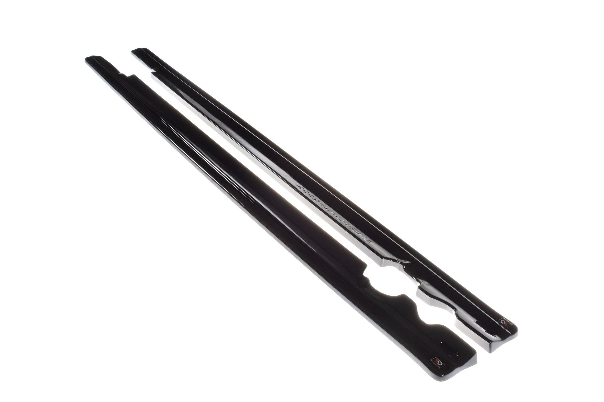 Seitenschweller Ansatz für MERCEDES- BENZ C-KLASSE W205 COUPE AMG-LINE Carbon Look