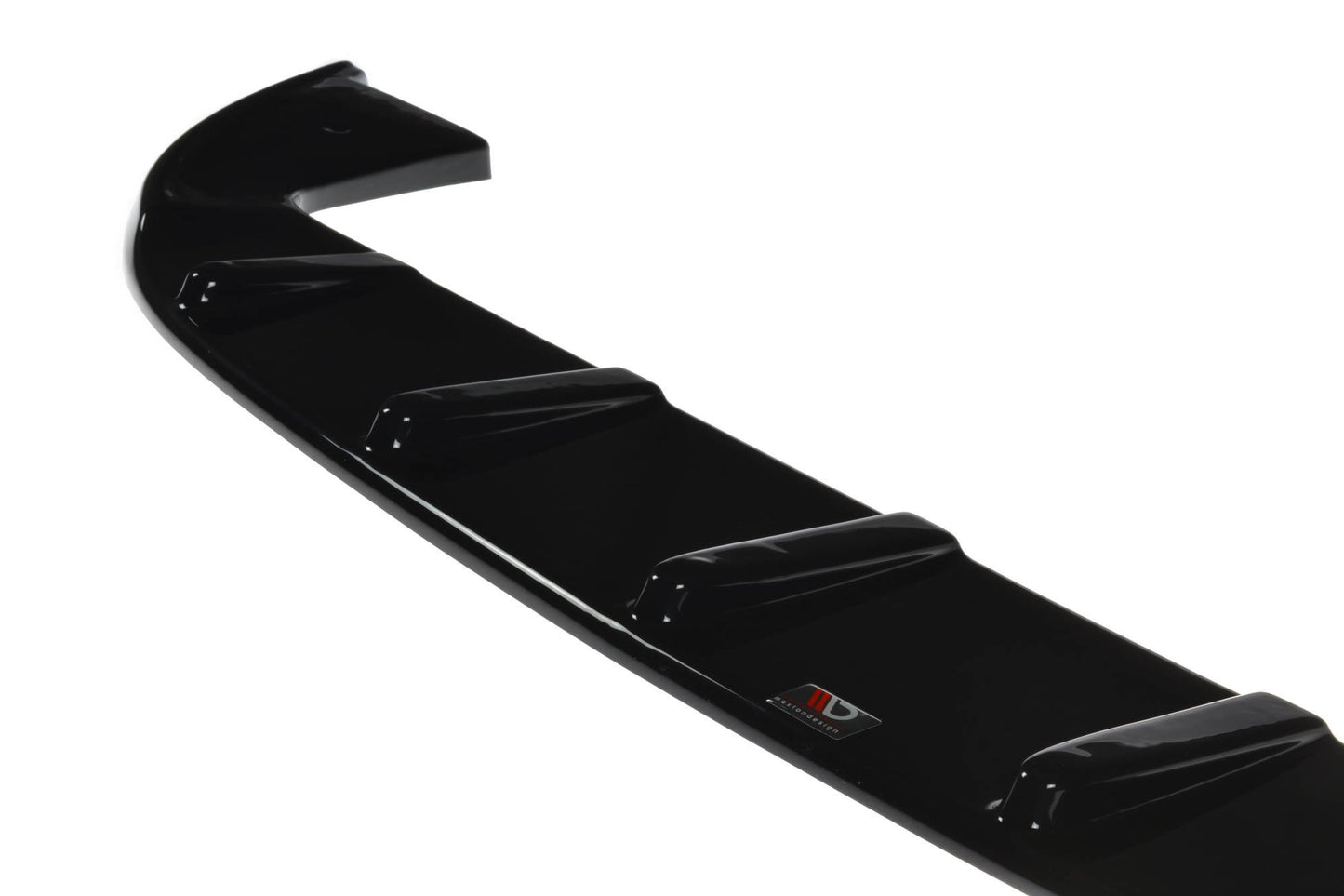 Front Ansatz V.1 für FIAT 500 HATCHBACK vor Facelift schwarz matt
