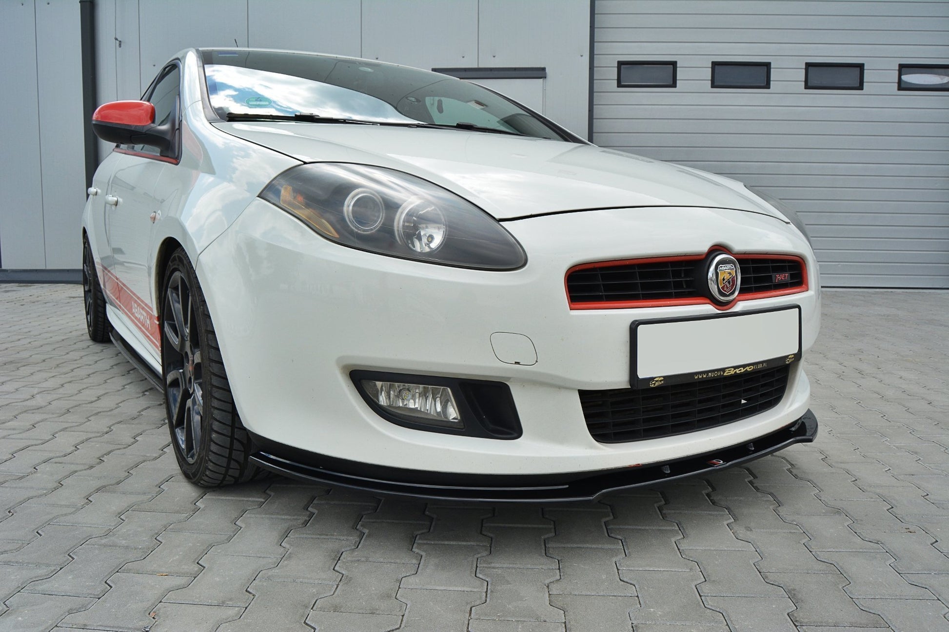 Front Ansatz für Fiat Bravo MK 2 SPORT Carbon Look