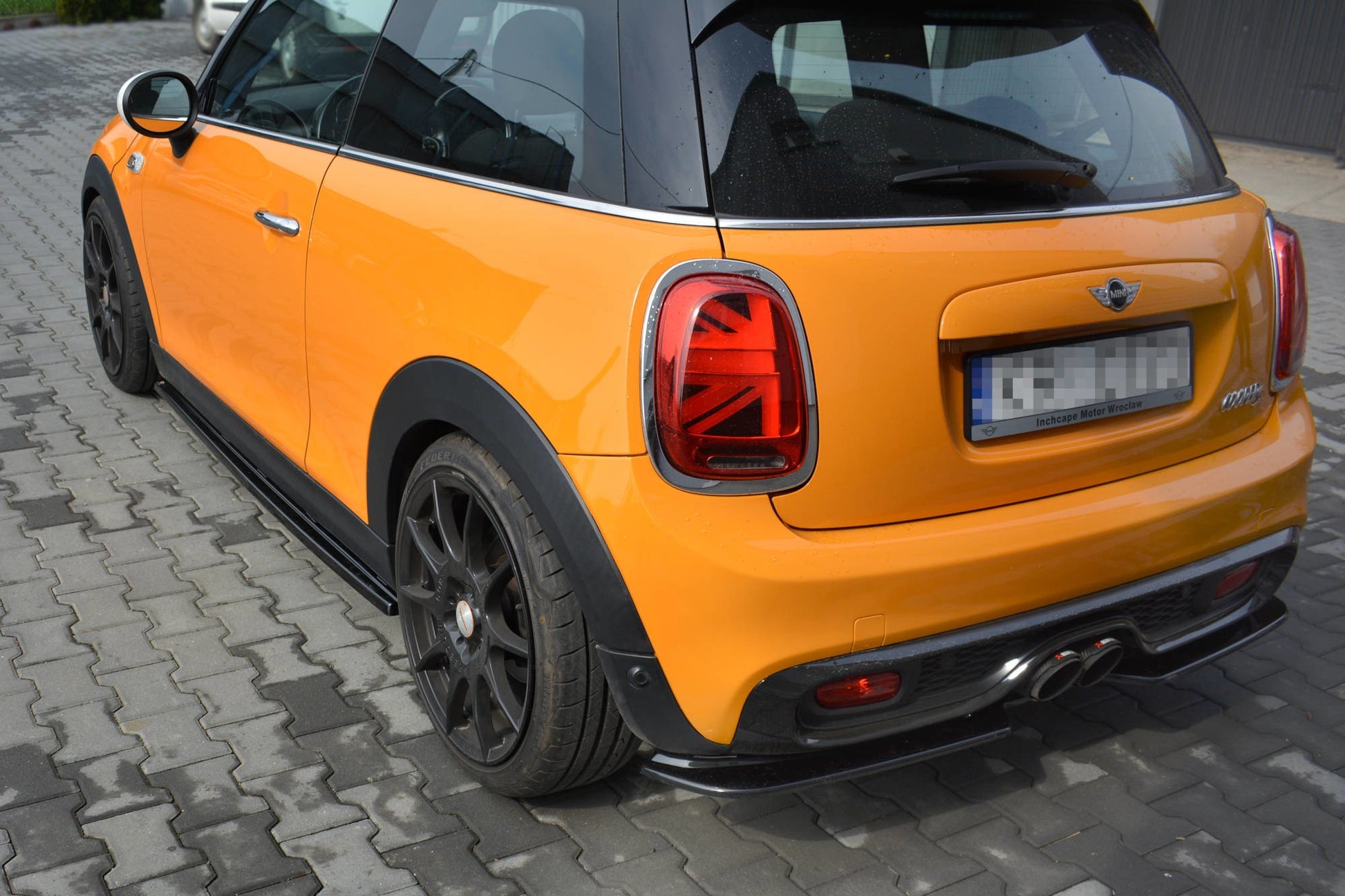 Seitenschweller Ansatz für MINI COOPER S MK3 vor Facelift 3-Türer (F56) Carbon Look