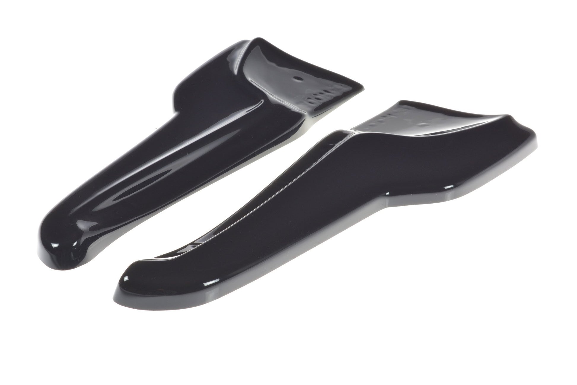 Heck Ansatz Flaps Diffusor V.2 für TESLA MODEL X  schwarz matt