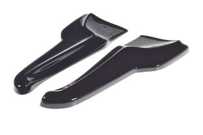 Heck Ansatz Flaps Diffusor V.2 für TESLA MODEL X  schwarz matt