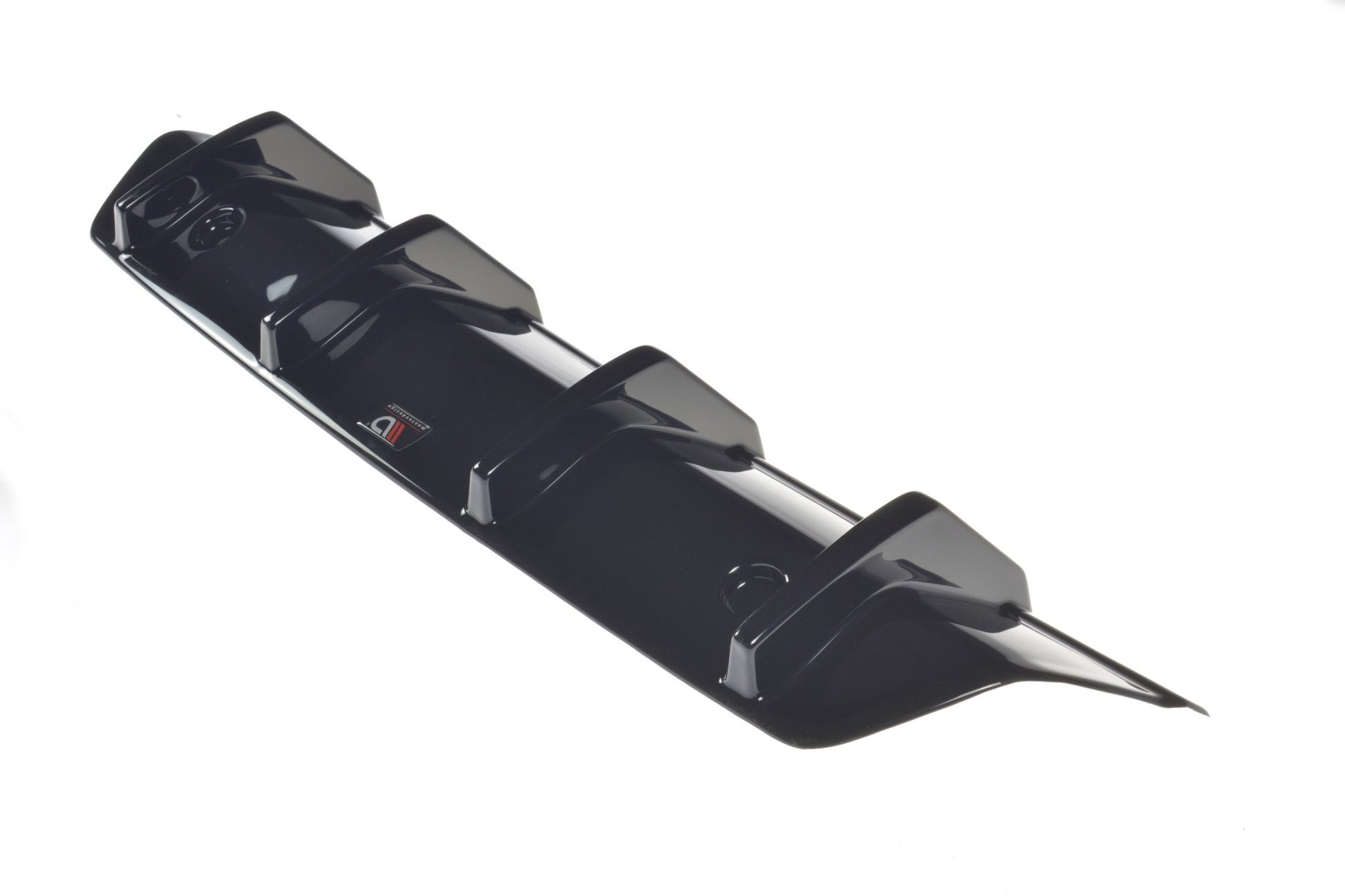 Diffusor Heck Ansatz für Volvo V40 R-design schwarz matt