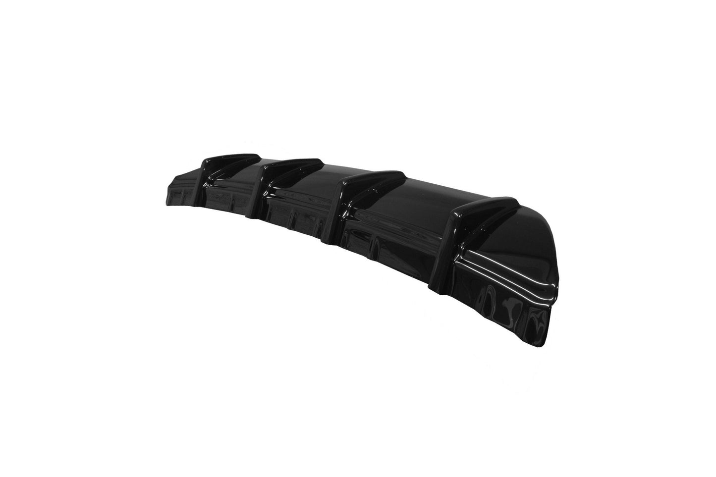 Diffusor Heck Ansatz für Mercedes SLK R172 schwarz matt