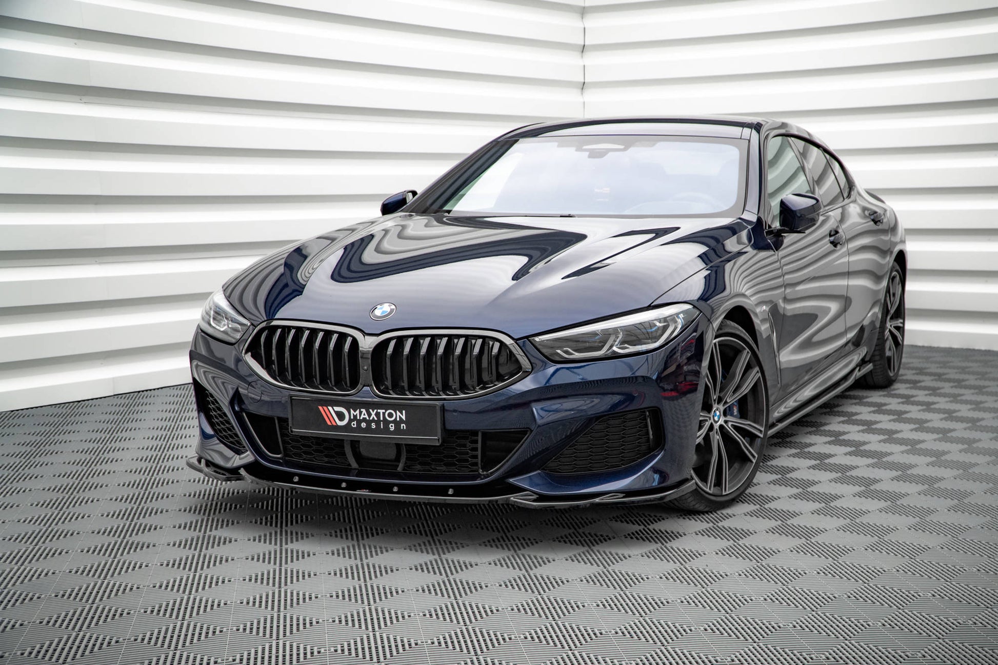 Front Ansatz V.4 für BMW 8 Coupe M-Paket G15 / 8 Gran Coupe M-Paket G16 schwarz matt