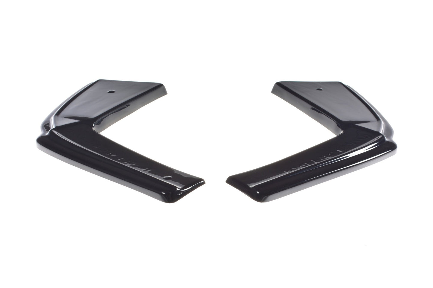 Heck Ansatz Flaps Diffusor für ALFA ROMEO GIULIA VELOCE  schwarz matt