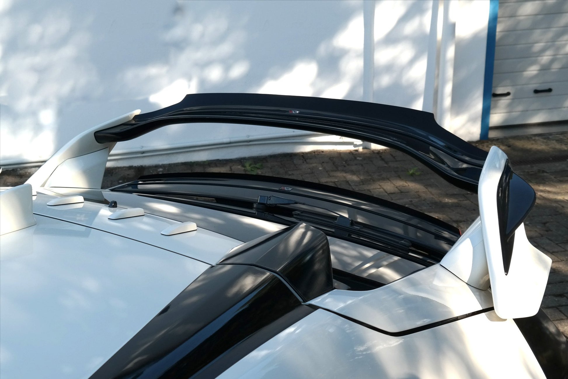 OBERER Spoiler CAP V.2 für HONDA CIVIC X TYPE R schwarz Hochglanz