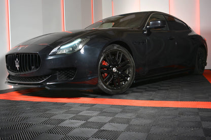 Front Ansatz für MASERATI QUATTROPORTE MK.6 vor Facelift Carbon Look