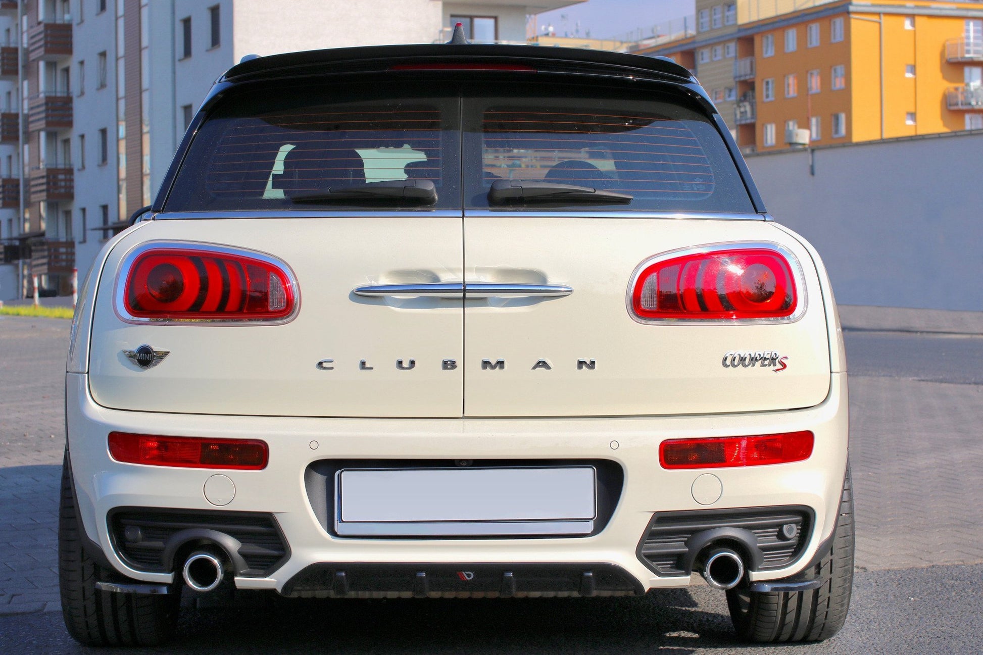 Diffusor Heck Ansatz für MINI CLUBMAN S MK2 (F54) JCW Carbon Look