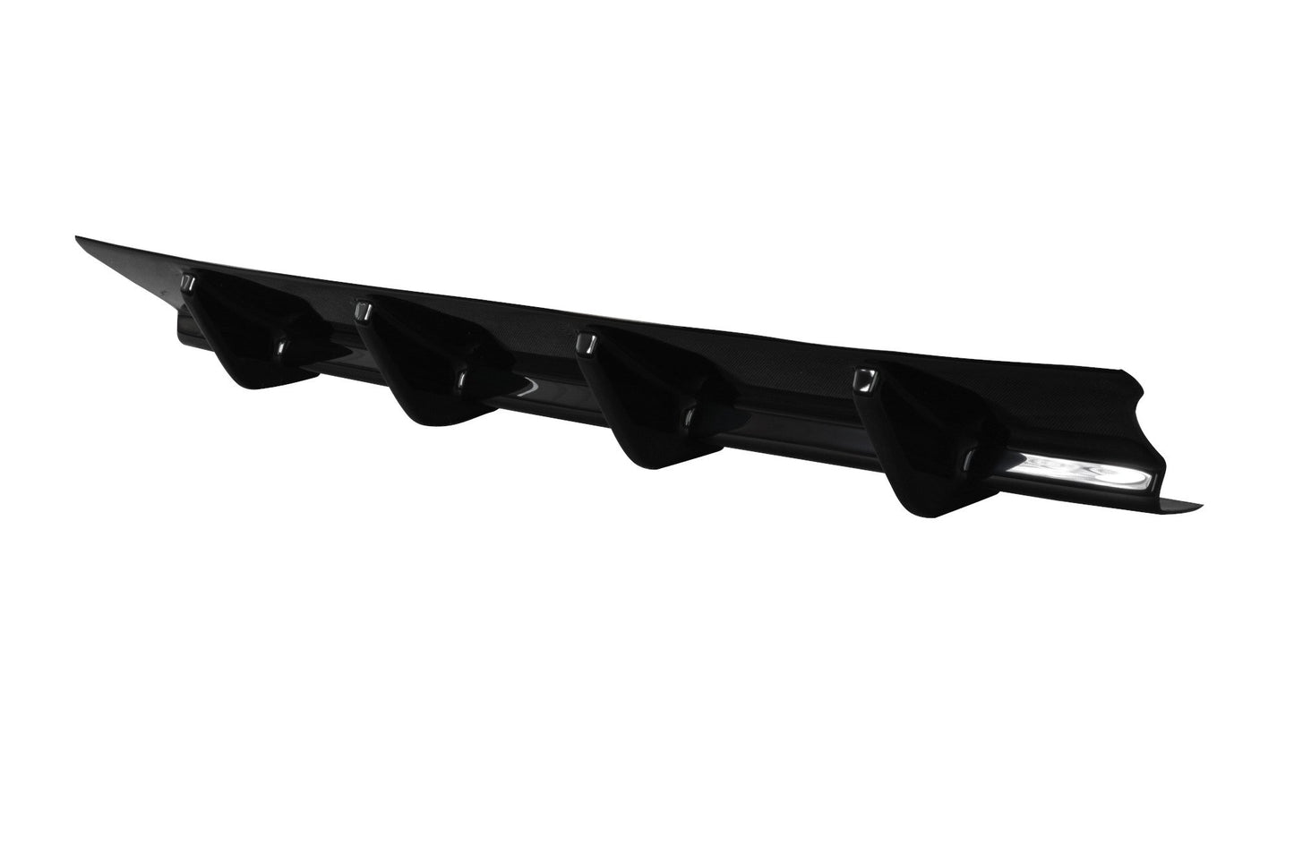 Diffusor Heck Ansatz für Mercedes E63 AMG W212  schwarz matt