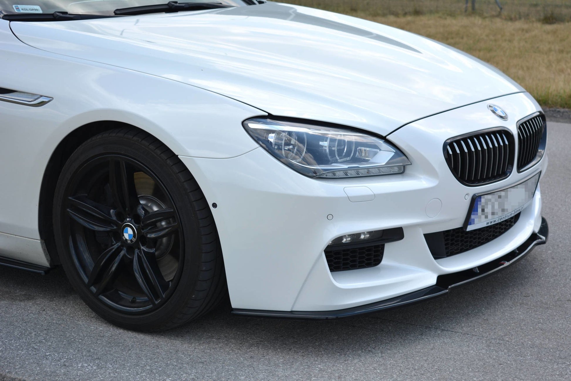 Front Ansatz für BMW 6er Gran Coupé M Paket schwarz matt