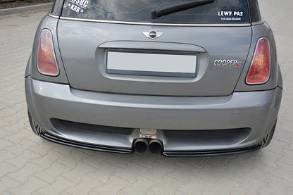 Heck Ansatz Flaps Diffusor für MINI R53 COOPER S JCW schwarz matt