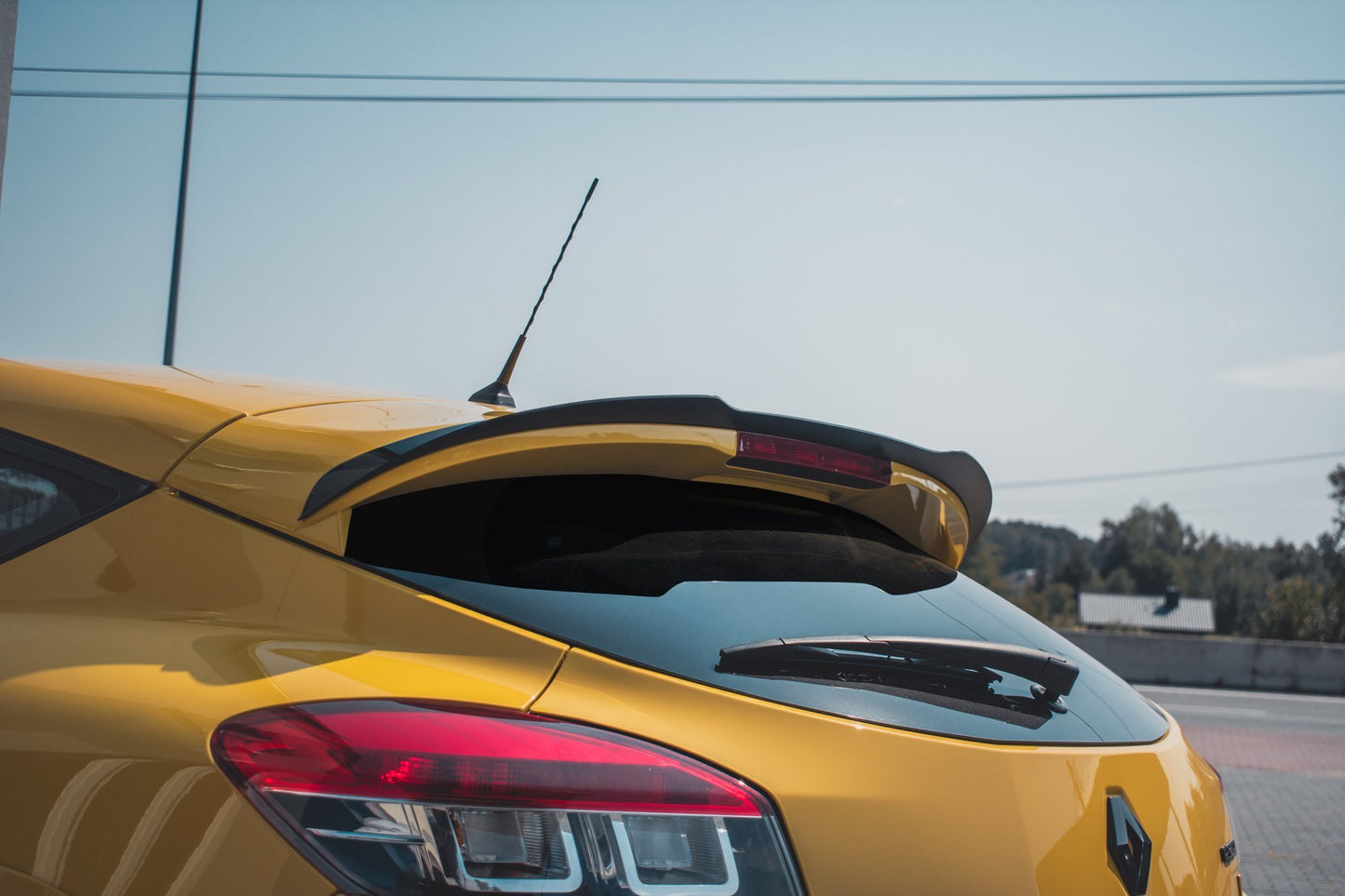 Spoiler CAP für Renault Megane 3 RS schwarz matt