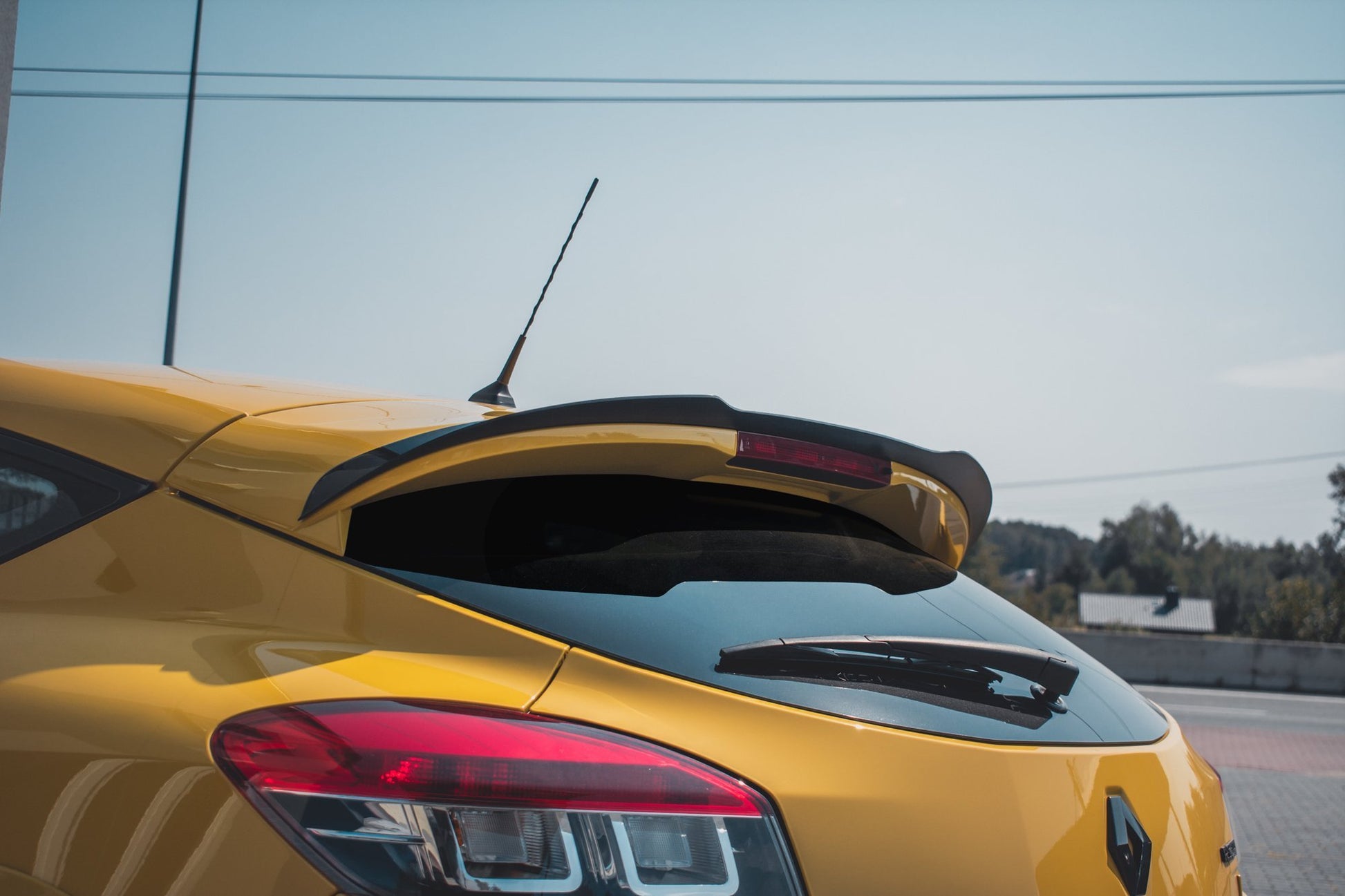 Spoiler CAP für Renault Megane 3 RS schwarz matt