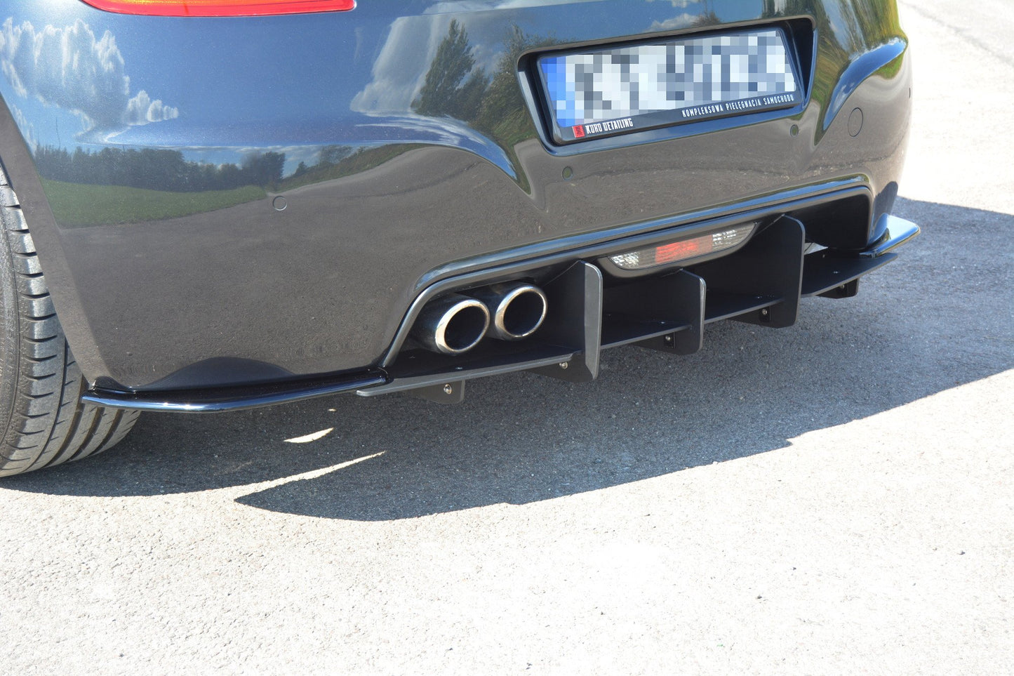 Diffusor Heck Ansatz für Heckschürze für PEUGEOT RCZ