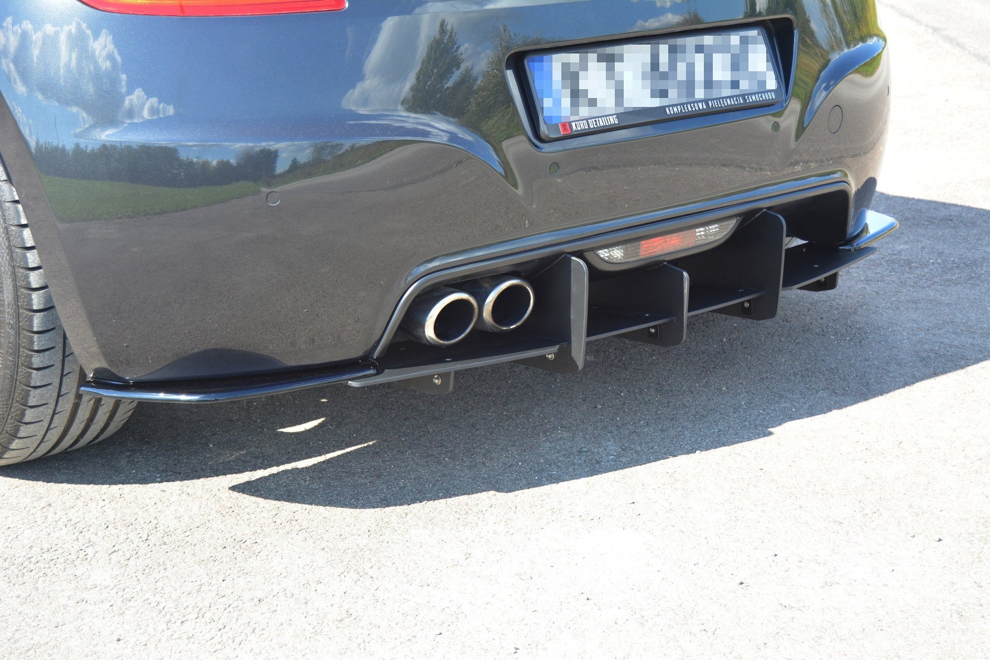 Diffusor Heck Ansatz für Heckschürze für PEUGEOT RCZ