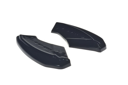 Heck Ansatz Flaps Diffusor für Audi TT RS 8S schwarz Hochglanz