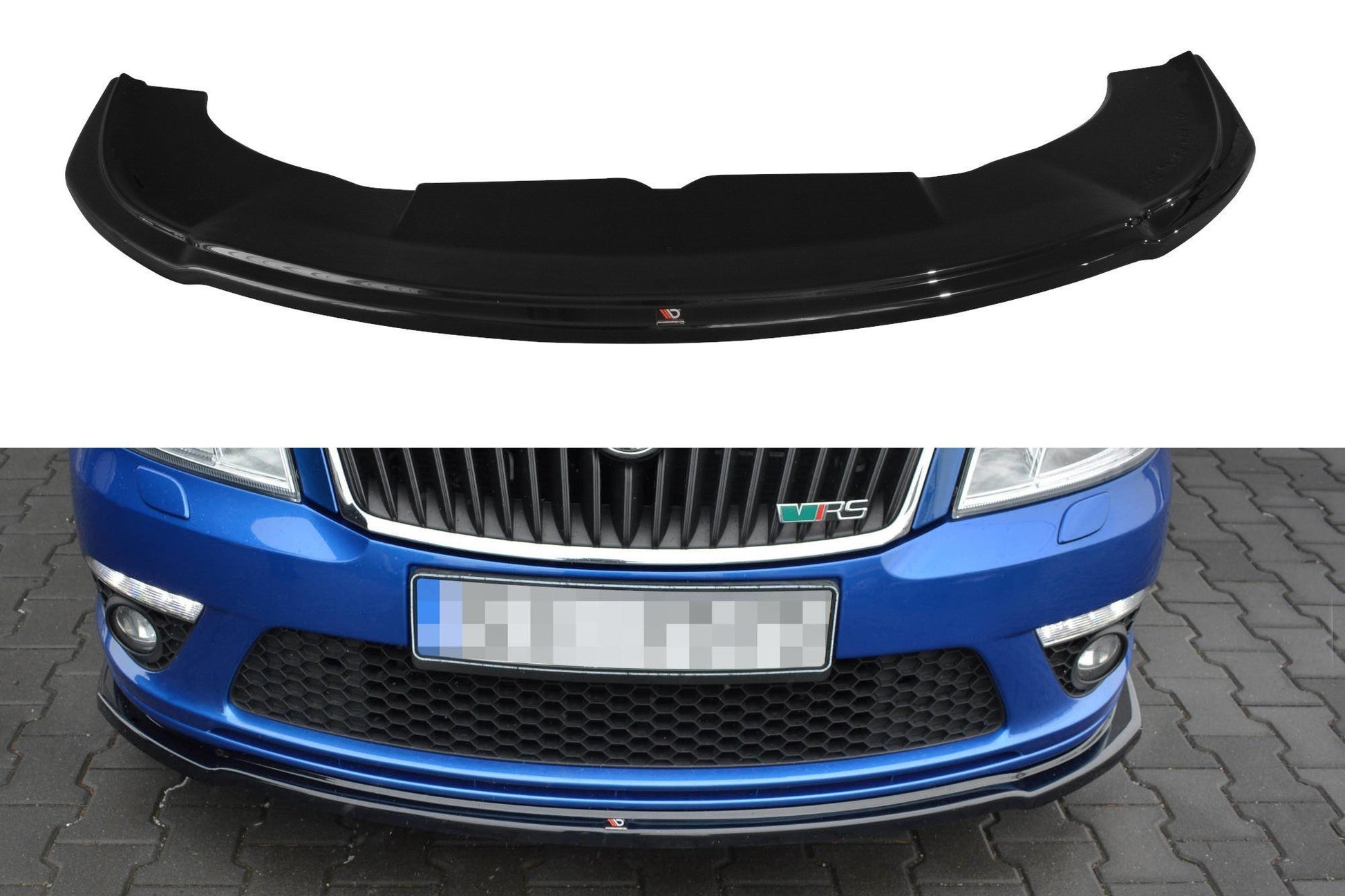 Front Ansatz V.2 für Skoda Octavia RS Mk2 FL Carbon Look