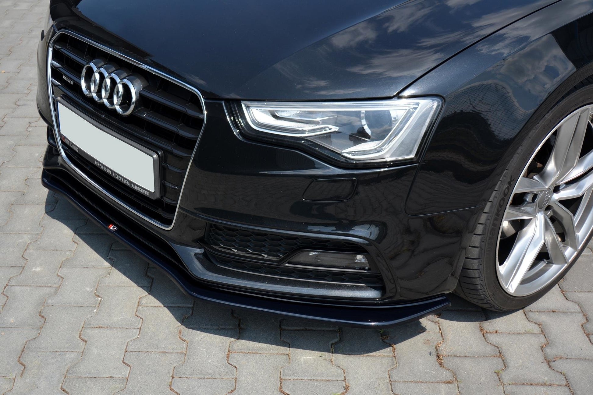 Front Ansatz V.2 für Audi S5 / A5 S-Line 8T FL schwarz matt