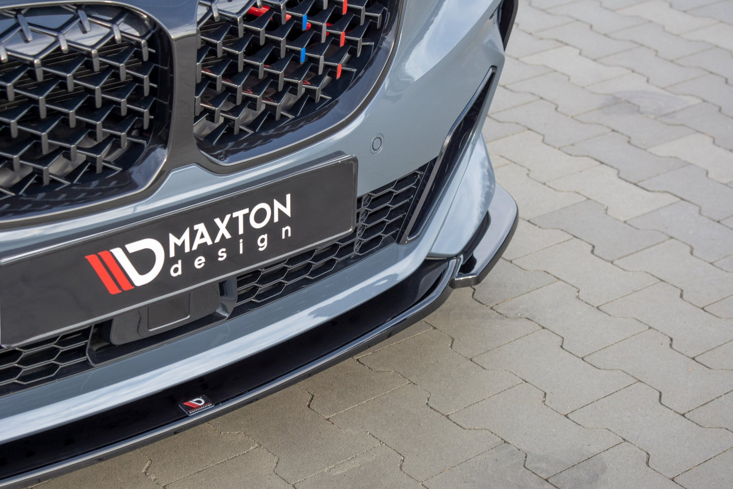 Front Ansatz V.3 für BMW 1er F40 M-Paket/ M135i  schwarz matt