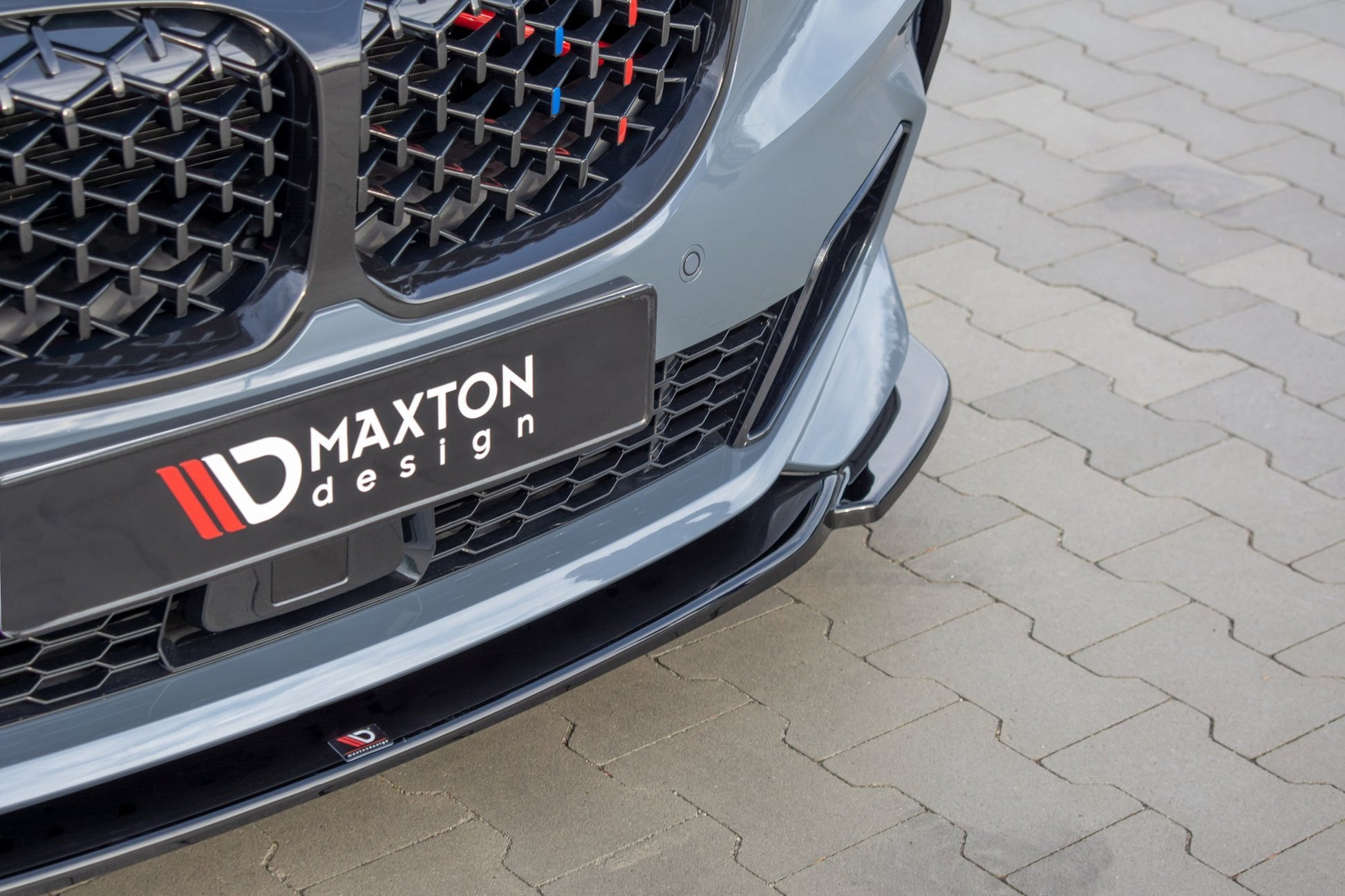 Front Ansatz V.3 für BMW 1er F40 M-Paket/ M135i  schwarz matt