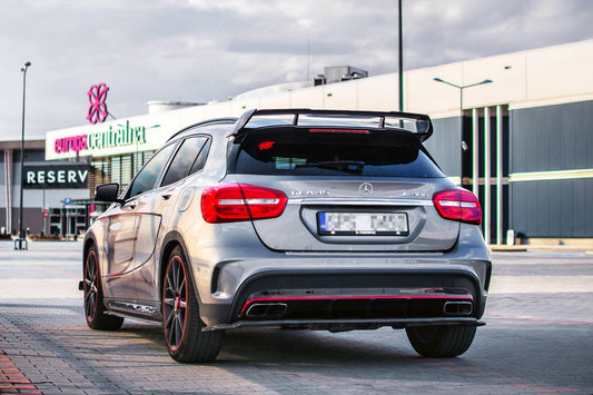 Spoiler CAP für Mercedes GLA 45 AMG SUV (X156) vor Facelift schwarz matt