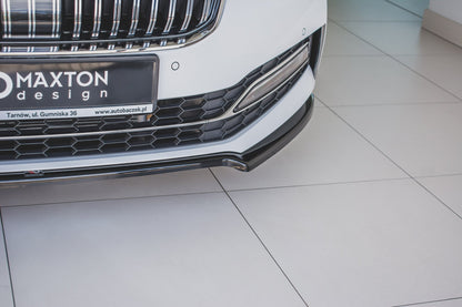 Front Ansatz V.1 für Skoda Superb Mk3 FL Carbon Look